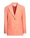 Off-white Blazer In Orange Wool In Beige