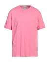 Amaranto Man T-shirt Pink Size Xl Cotton