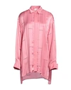 GIVENCHY GIVENCHY WOMAN SHIRT PINK SIZE 6 VISCOSE, POLYESTER