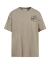 Atomofactory Man T-shirt Khaki Size M Cotton In Beige