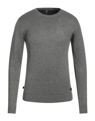 V2® Brand V2 Brand Man Sweater Grey Size M Viscose, Nylon