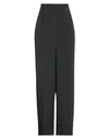 Sfizio Woman Pants Black Size 10 Acetate, Silk