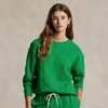 Ralph Lauren Fleece Crewneck Sweatshirt In Preppy Green
