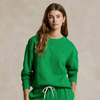 Polo Ralph Lauren Fleece Crewneck Sweatshirt In Preppy Green