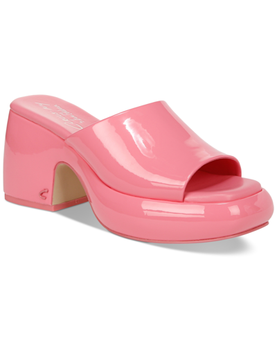 Circus Ny Women's Isla Platform Dress Sandals In Pink Sorbet Patent