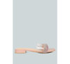 London Rag Old Flame Low Strack Heel Sandals In Pink