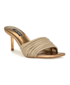 Nine West Harbor Slide Sandal In Bronze,gold
