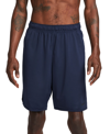 Nike Fle Athleisure Casual Sports Woven Breathable Running Training Shorts Blue In Obsidian,black