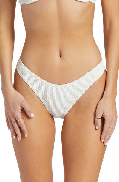 Billabong High Hike Recycled Polyester Blend Bikini Bottoms In Salt Crystal