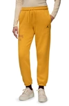 Jordan Brooklyn Fleece Sweatpants In Yellow