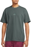 Nike All Conditions Gear Lung Embroidered T-shirt In Green