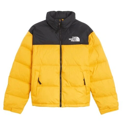 Pre-owned The North Face 1996 Retro Nuptse Daunen Winterjacke Für Herren Grösse S Gelb