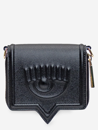 Chiara Ferragni Eyelike Wallet In Black