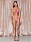 Fleur Du Mal Untie Me Cheeky In Pink Cadillac