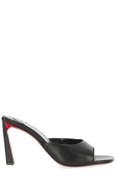 Christian Louboutin Slip In Black/lin Black