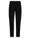 VERSACE JEANS COUTURE VERSACE JEANS COUTURE WOMAN JEANS BLACK SIZE 32 COTTON, ELASTANE