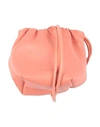 Jil Sander Woman Cross-body Bag Salmon Pink Size - Leather