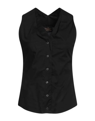 Vivienne Westwood Anglomania Woman Shirt Black Size M Cotton