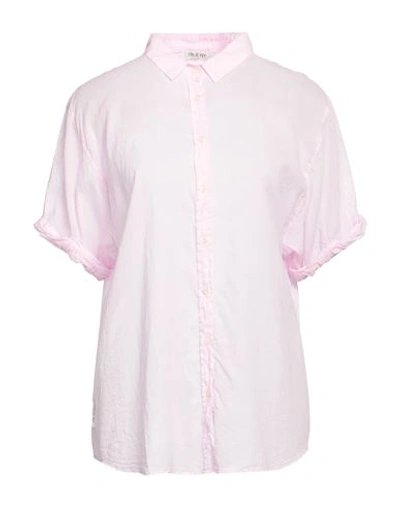 True Nyc Woman Shirt Pink Size L Cotton