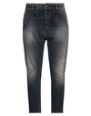 Novemb3r Woman Denim Pants Blue Size 27 Cotton In Blue