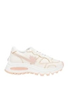 DSQUARED2 DSQUARED2 WOMAN SNEAKERS LIGHT PINK SIZE 10 CALFSKIN
