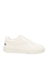 PALM ANGELS PALM ANGELS WOMAN SNEAKERS IVORY SIZE 11 SOFT LEATHER