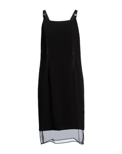 Givenchy Woman Mini Dress Black Size 10 Triacetate, Polyester, Silk
