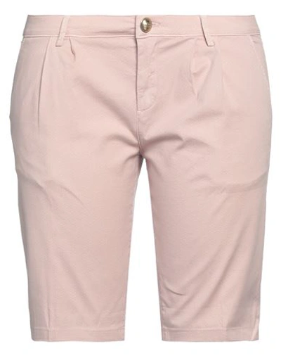 No Lab Woman Shorts & Bermuda Shorts Blush Size 32 Cotton, Elastane In Pink