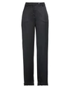 N°21 WOMAN PANTS BLACK SIZE 4 VISCOSE