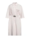 Fendi Oversized Shirt Dress In Pink