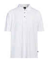 Duno Man Polo Shirt White Size Xxl Polyamide, Elastane In White