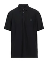 Duno Man Polo Shirt Black Size S Polyamide, Elastane