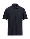 Duno Man Polo Shirt Midnight Blue Size Xxl Polyamide, Elastane In Grey