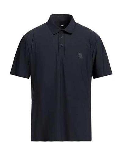 Duno Man Polo Shirt Midnight Blue Size Xxl Polyamide, Elastane In Grey