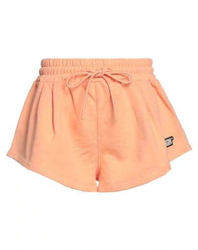 Msgm Woman Shorts & Bermuda Shorts Salmon Pink Size S Cotton