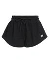 Msgm Woman Shorts & Bermuda Shorts Black Size Xs Cotton