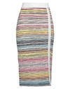 Missoni Woman Midi Skirt White Size 8 Wool, Viscose