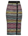 Missoni Crochet-knit Wool-blend Midi Skirt In Black