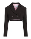 Chiara Ferragni Woman Blazer Black Size 4 Polyester, Elastane