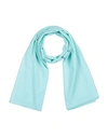 Tassos Mitropoulos Woman Scarf Turquoise Size - Polyester, Elastane In Blue