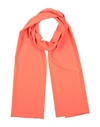 Tassos Mitropoulos Woman Scarf Salmon Pink Size - Polyester, Elastane