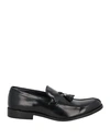La Voghera Italy Man Loafers Black Size 12 Soft Leather