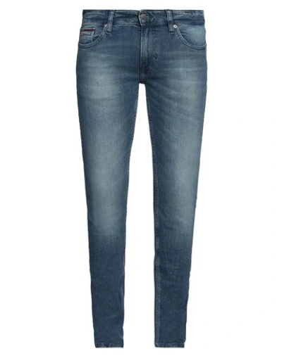 Tommy Jeans Man Jeans Blue Size 34w-34l Cotton, Elastane