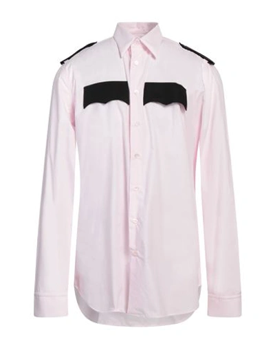 Raf Simons Man Shirt Pink Size L Cotton