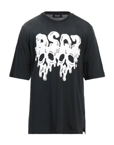 Dsquared2 Man T-shirt Black Size Xxl Cotton
