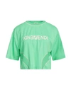 Fendi Cropped T-shirt In Green