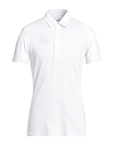 Orlebar Brown Man Polo Shirt White Size Xl Cotton