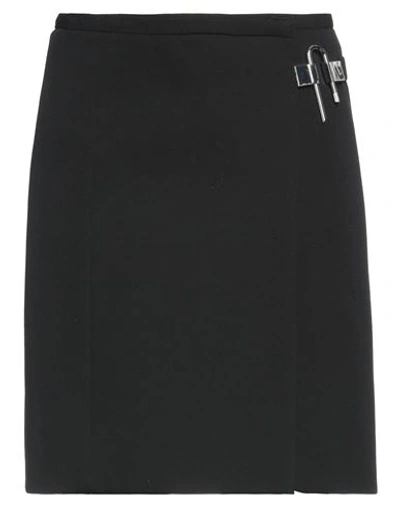 Givenchy Woman Mini Skirt Black Size 6 Wool