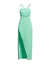 Shop Attico The  Woman Midi Dress Light Green Size 6 Viscose, Elastane