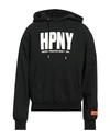 Heron Preston Logo-print Drawstring Hoodie In Black